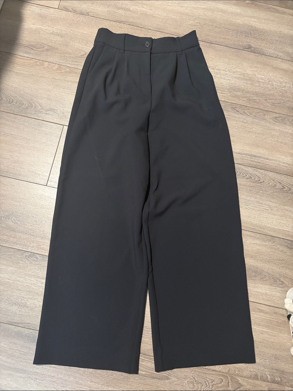 Smash + Tess Black Wide-Leg Trousers